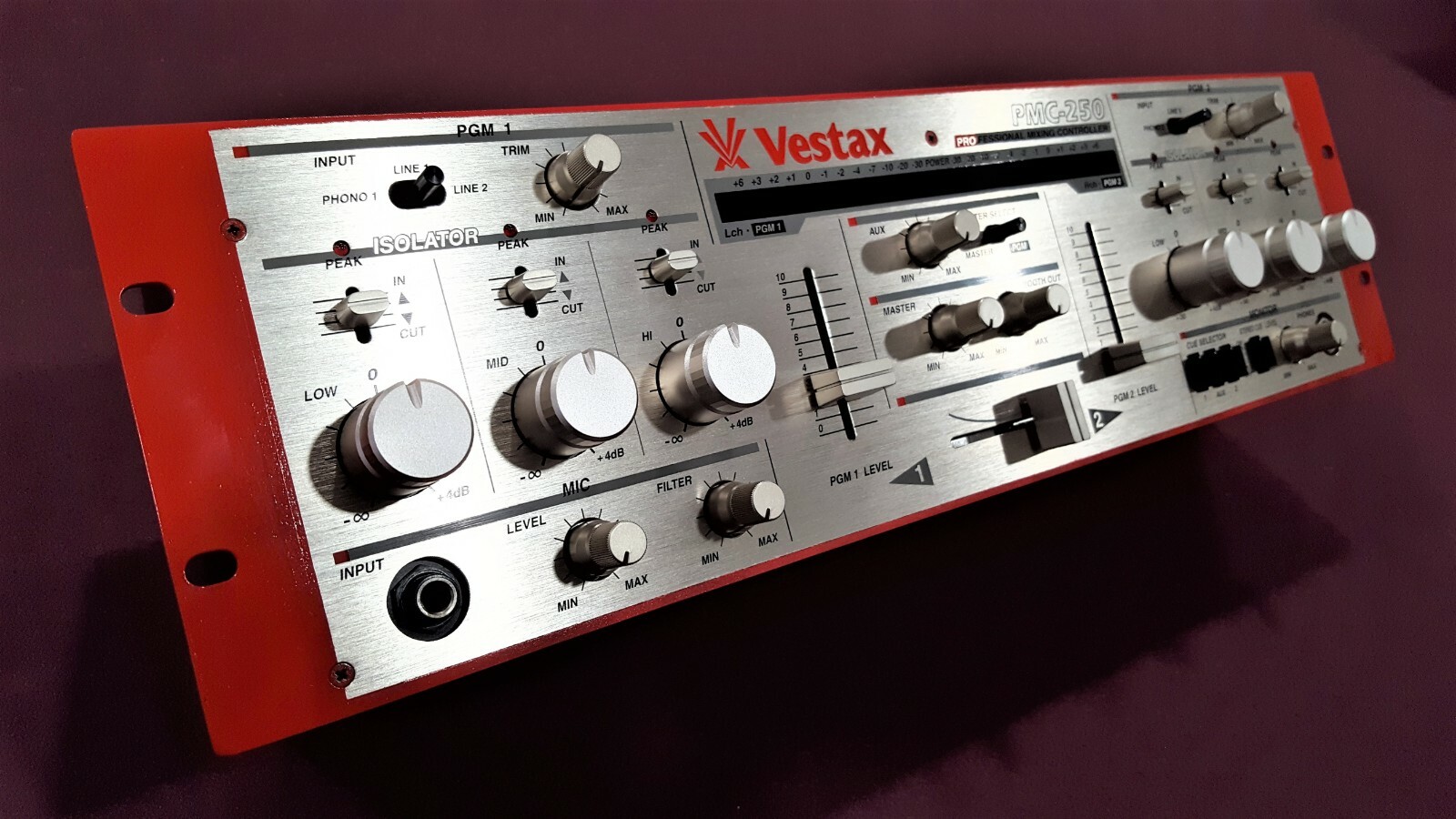 Vestax PMC-250 DJミキサー 名機 Vestax PMC-250 ロータリーミキサー