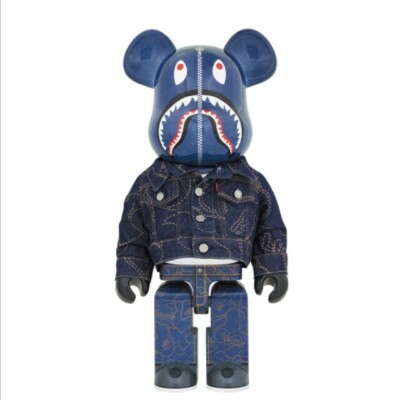 Bape x Levi's 1000% Be@rbrick Bearbrick | eBay