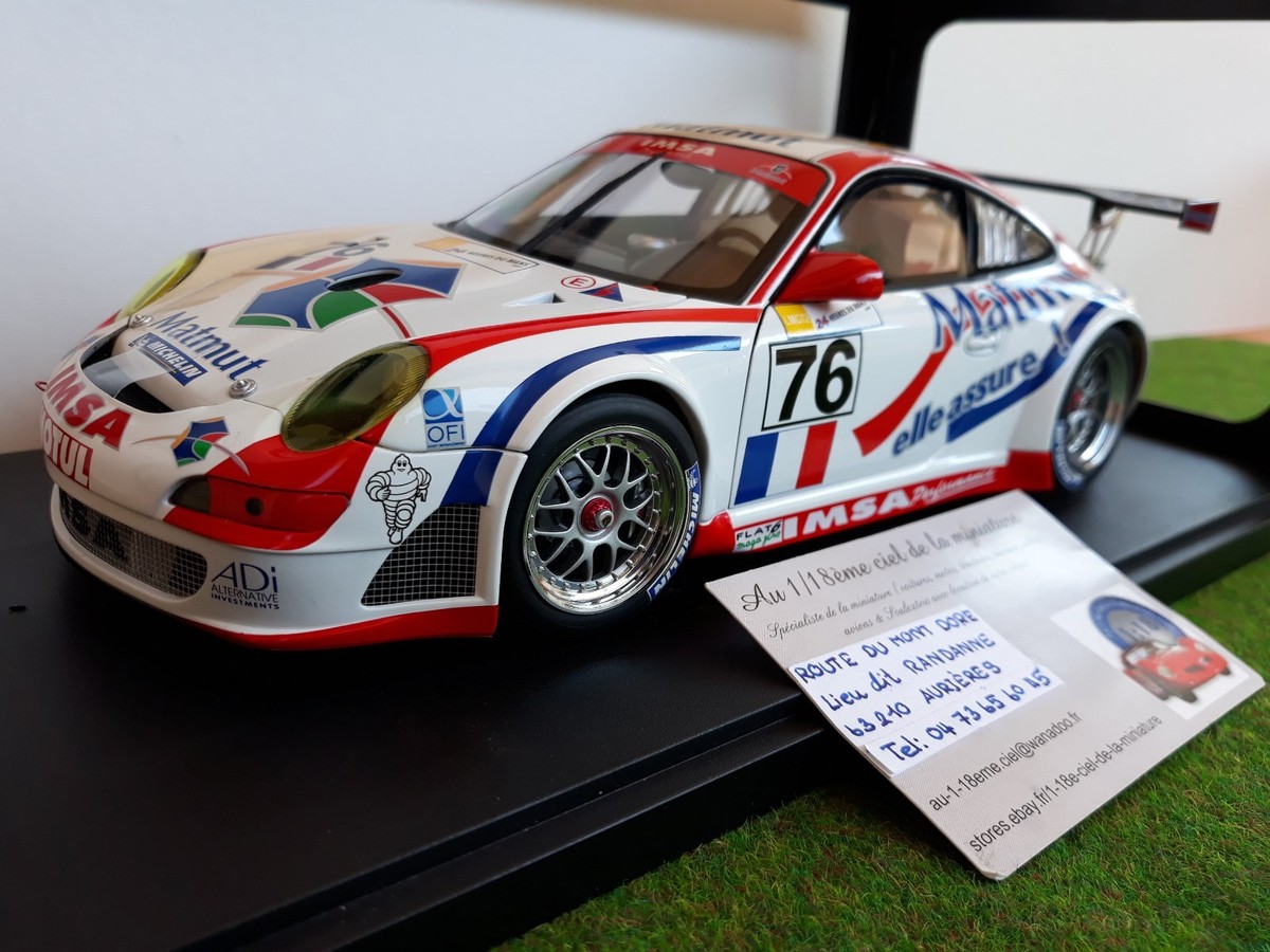 PORSCHE 911 997 GT3 RSR 2007 MATMUT # 76 WINNER GT2 LE MANS o 1/18