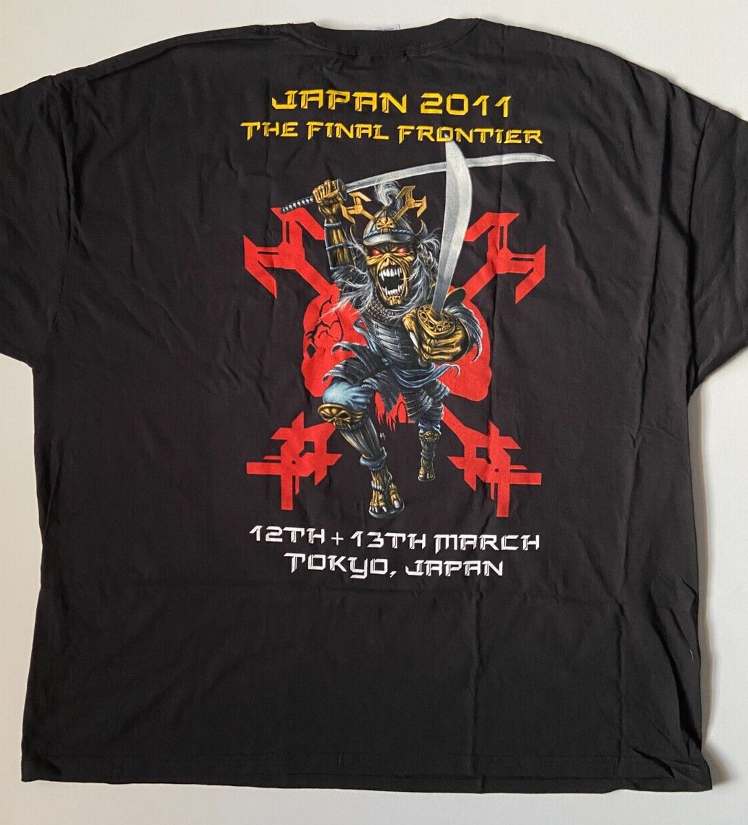 IRON MAIDEN Final Frontier 2011 Tokyo Japan Tour T-Shirt Mens 3XL