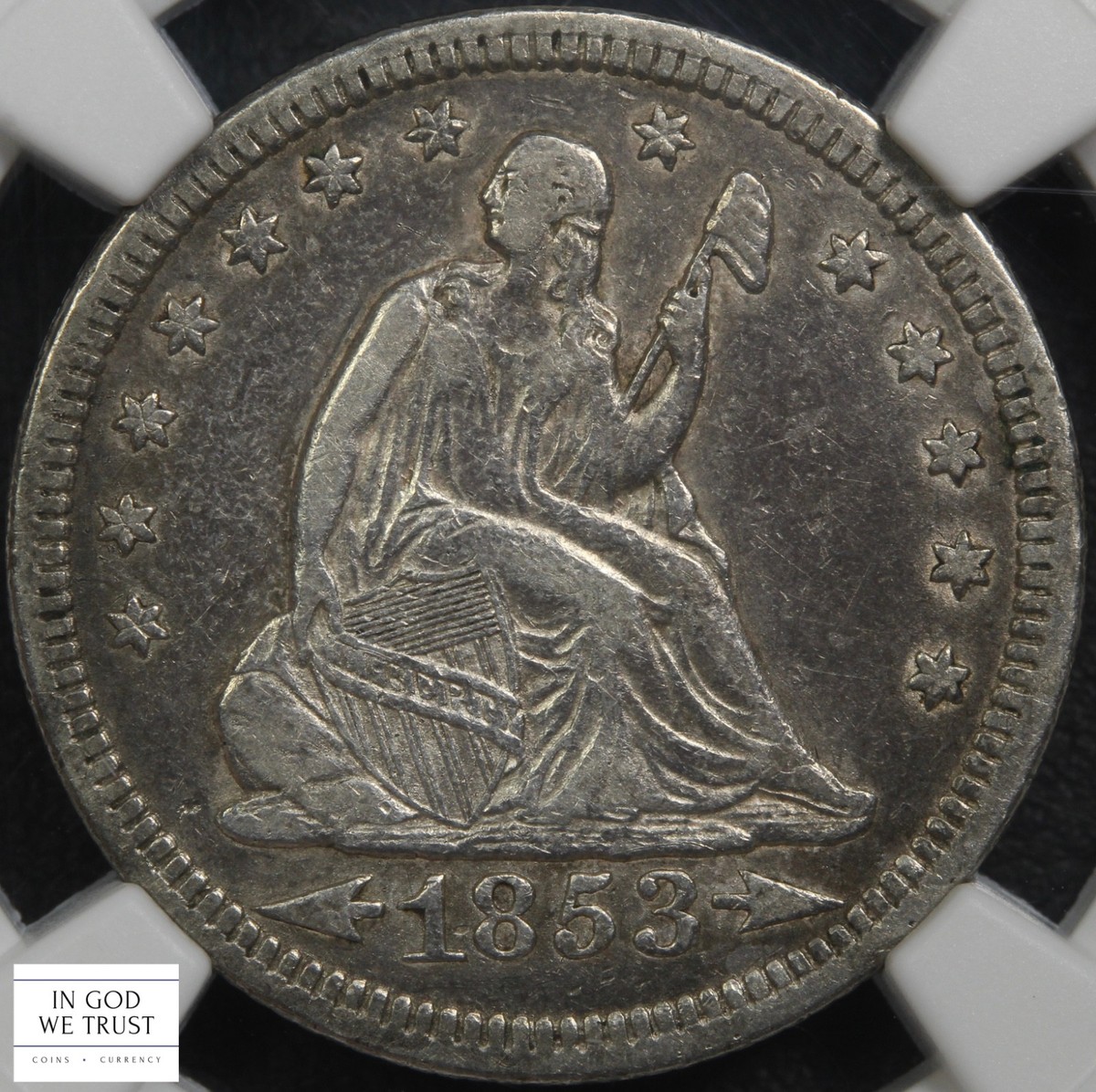 スター☆バタフライ シーテッドリバティ 1853年/56年/57年/87 スター