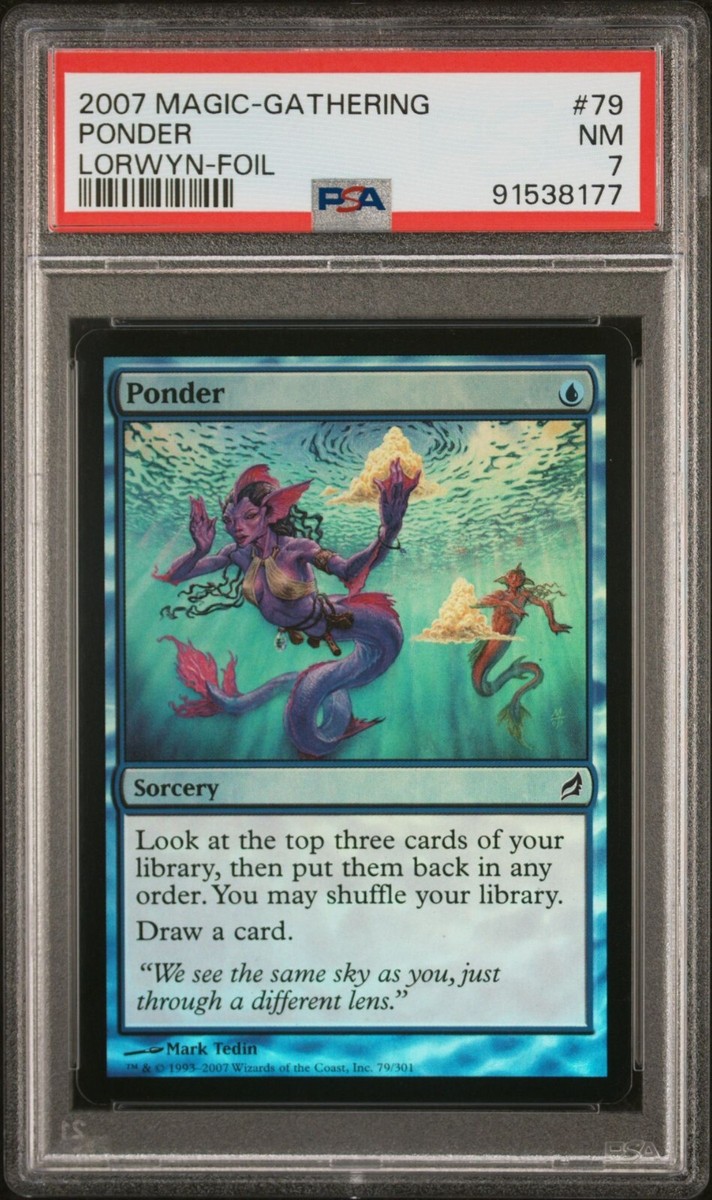 MTG 思案 foil ローウィン lrw ponder MTG 思案 foil ローウィン lrw