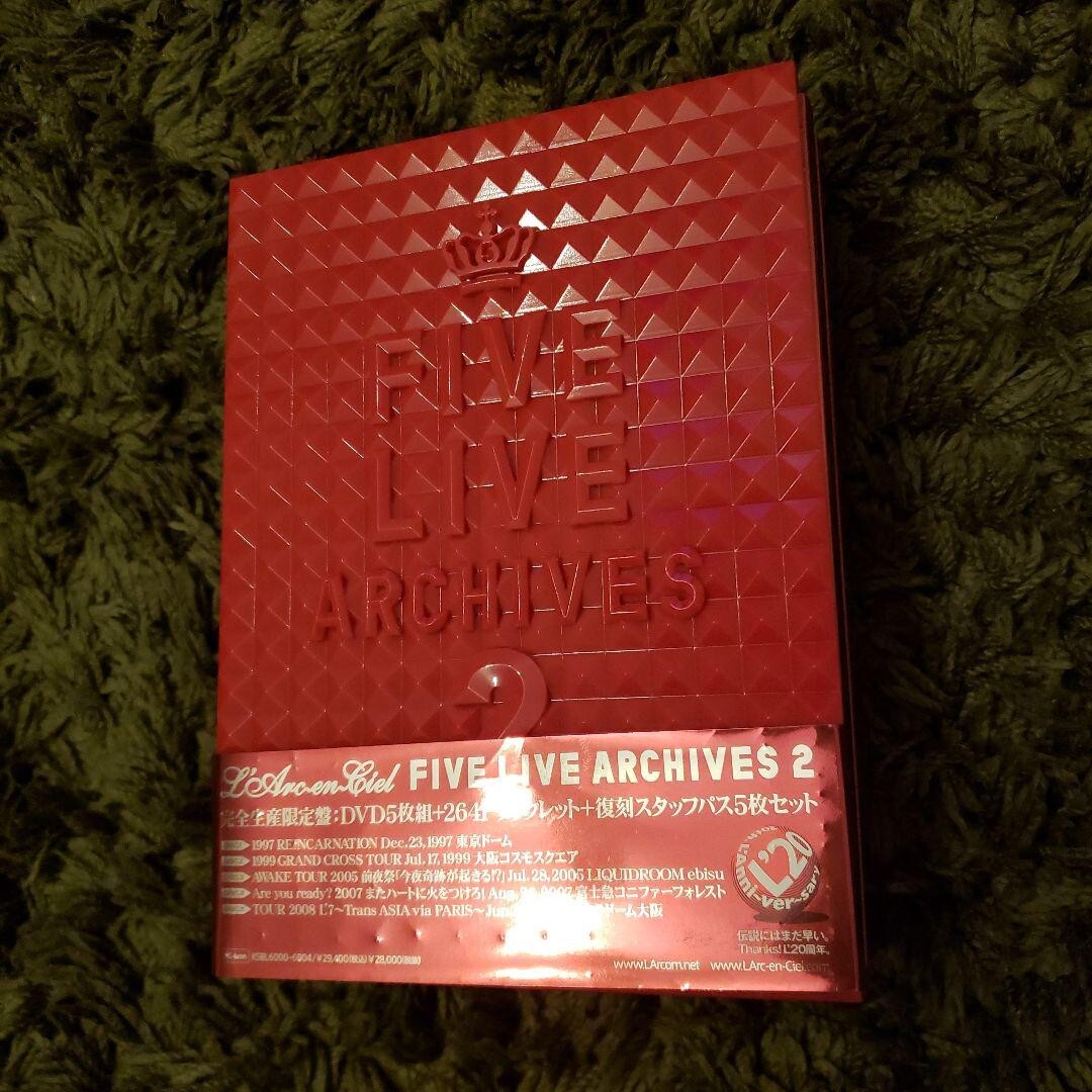 L'Arc-en-Ciel FIVE LIVE ARCHIVES 2 FIVE LIVE ARCHIVES 2 L'Arc〜en