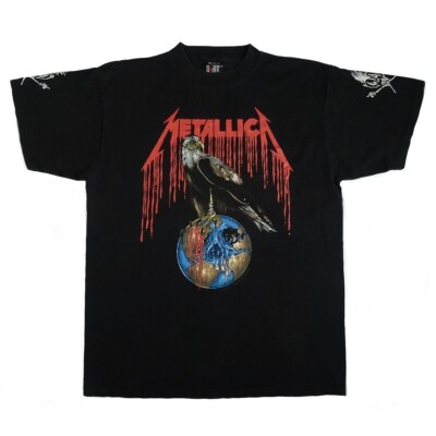 Vintage 90s Metallica Shirt Pushead Nowhere Else To Roam 1993