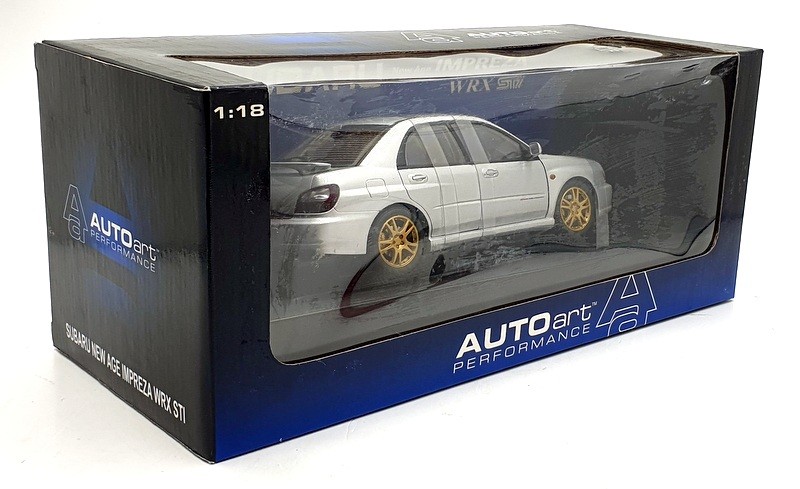 Autoart 1/18 Scale 78641 - Subaru New Age Impreza WRX STI - Silver