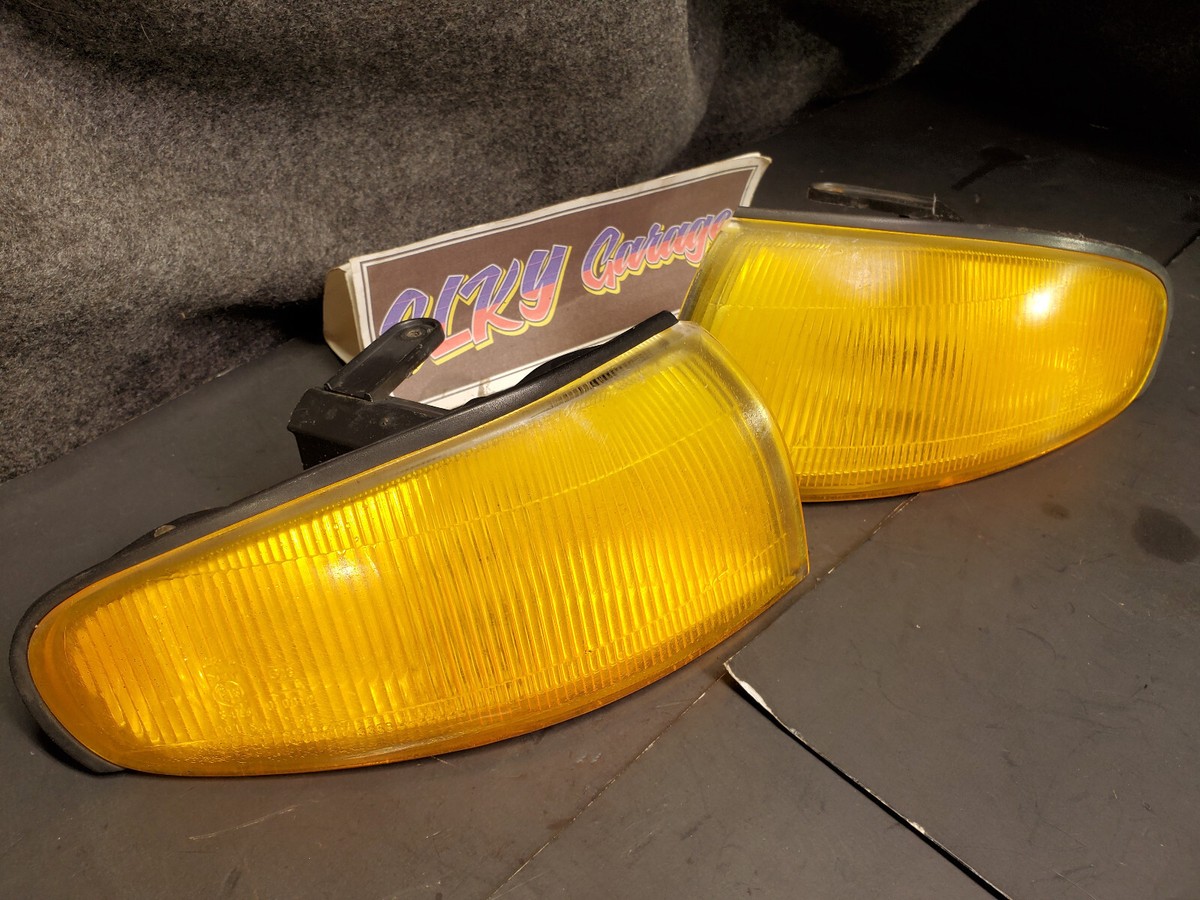 S14 Zenki 240SX 200SX Silvia Amber Corner Lights Side Markers Turn