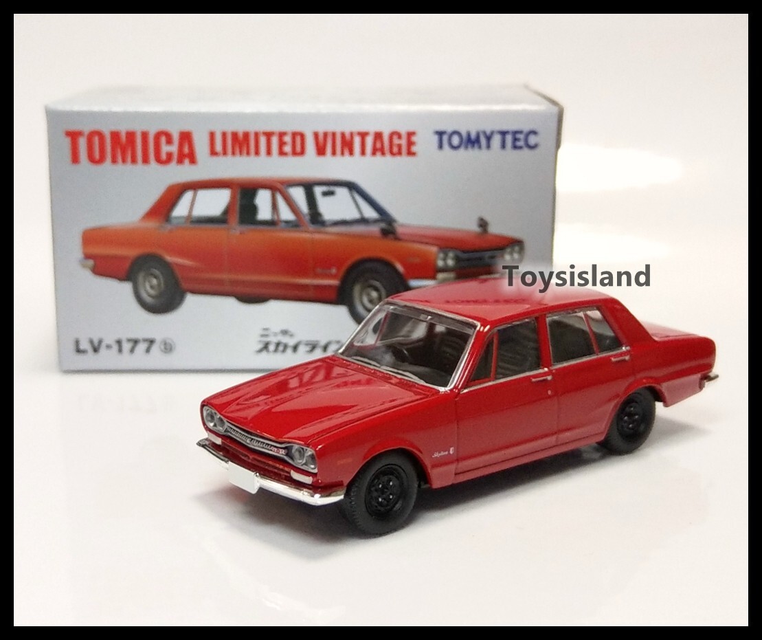 Tomica Limited Vintage LV-177b NISSAN SKYLINE 2000 GT-R 70' 1/64