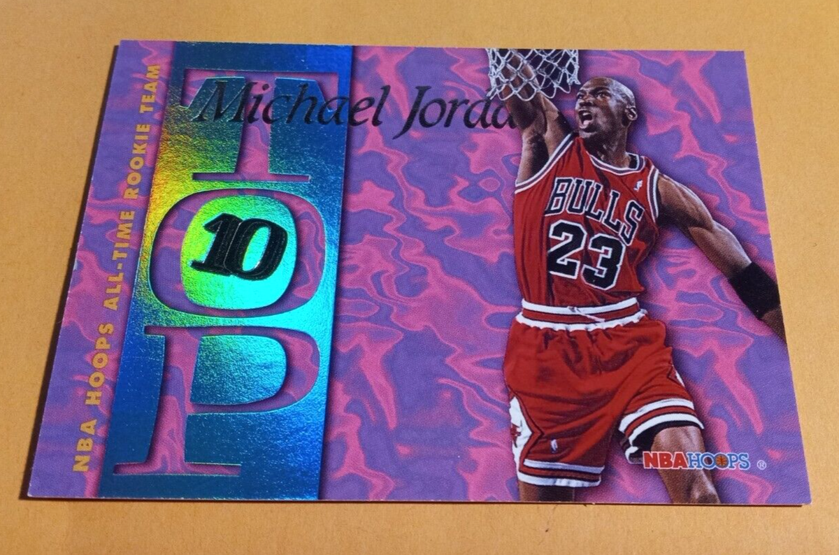 1995-96 NBA Hoops Top 10 All-Time Rookies Full 10 Card Set