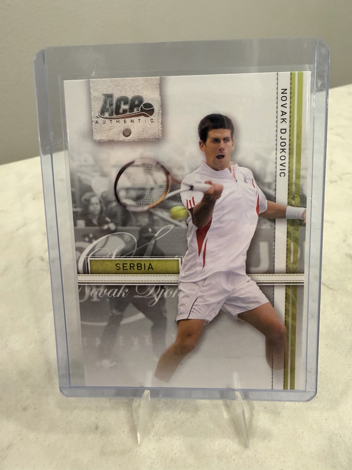 Novak Djokovic 2007 Ace Authentic Straight Sets #16 Base Price