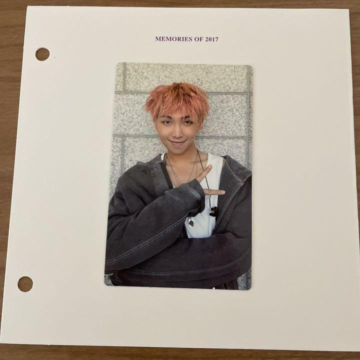 memories of 2017 Blu-ray グク ジョングク トレカ 台紙 memories of
