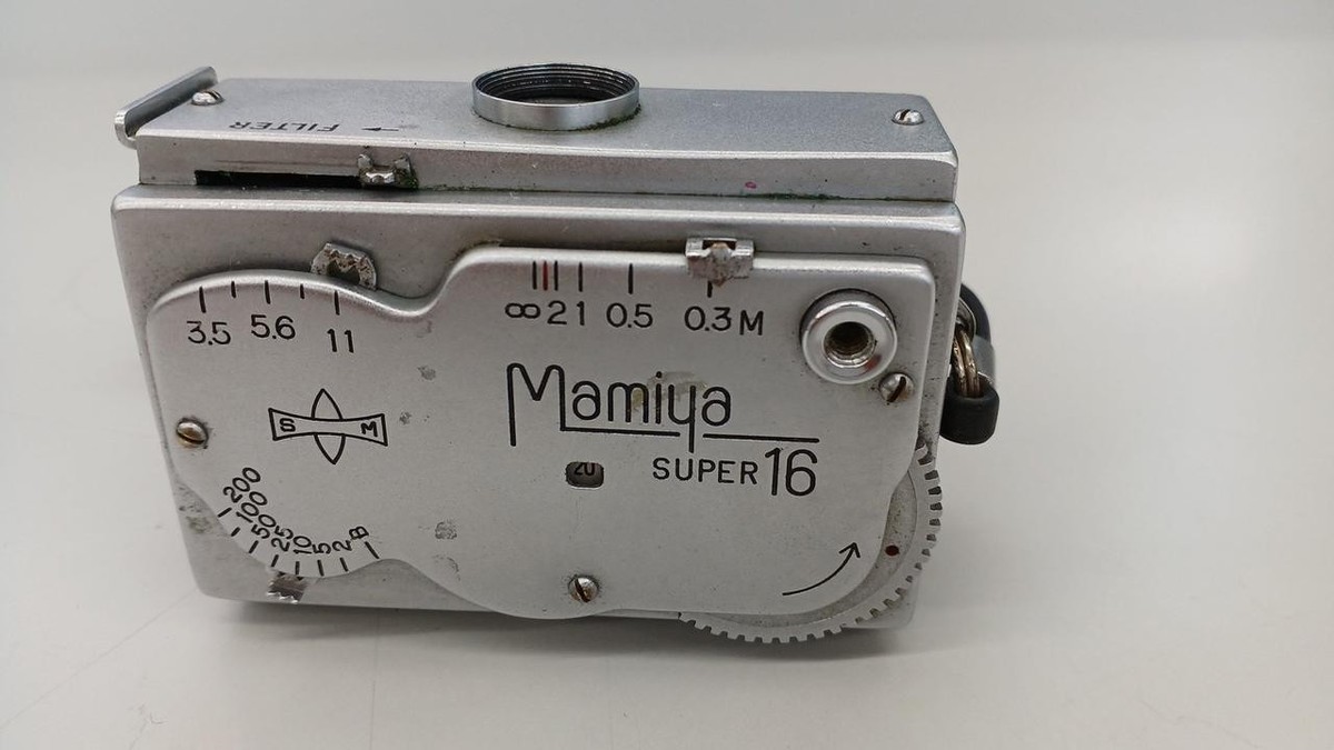 希少】 16ミリフィルムカメラ MAMIYA-16 Super Mamiya Super 16 Film