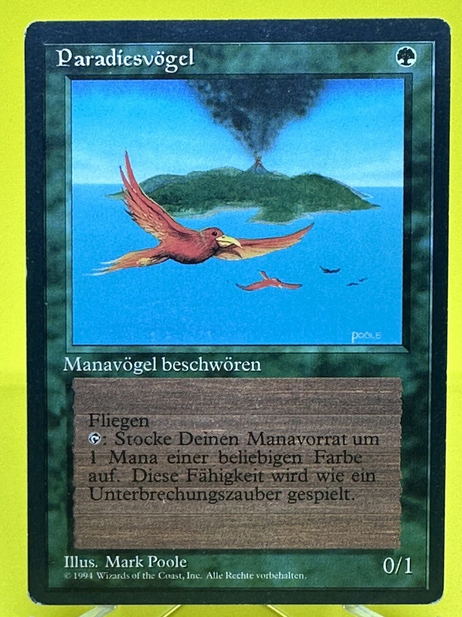 MTG Birds of Paradise German Paradiesvögel FBB Foreign Black