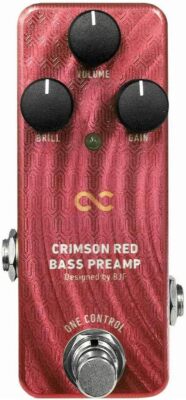 One control Crimson Red Bass Preamp Base Effects Pedal | eBay