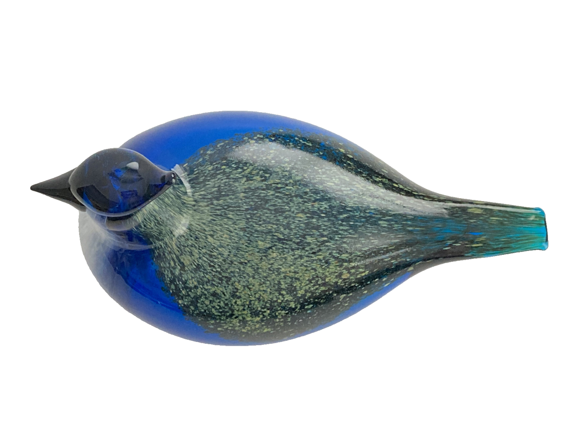 Oiva Toikka Blue Jay 1999 Annual Bird by Toikka Design Nuutajärvi