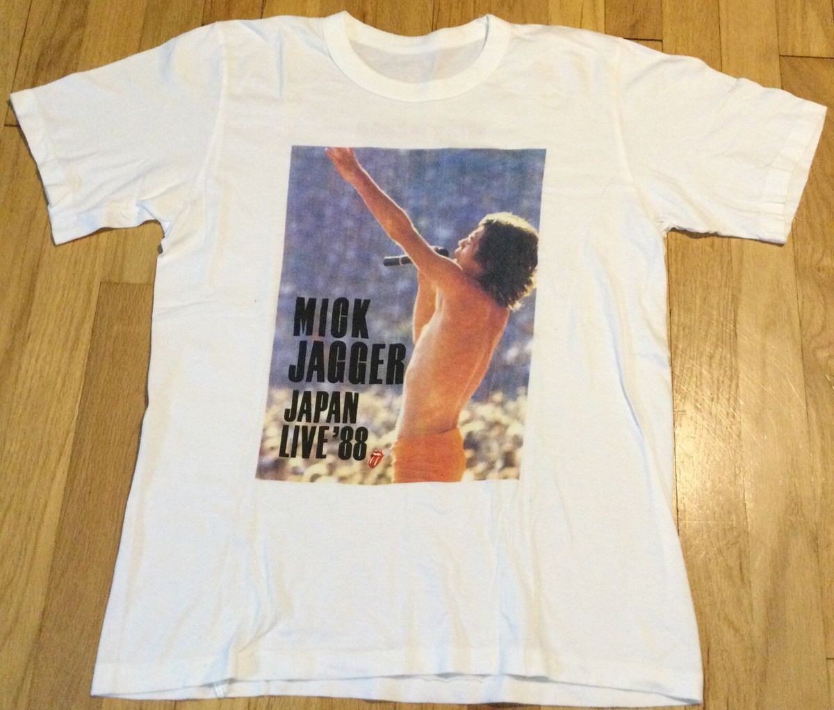 初ソロMICK JAGGER 1988年オーストラリアツアーTシャツ 1988 MICK