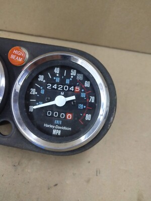 Harley-Davidson Shovelhead FX Sportster Speedometer And Tachometer
