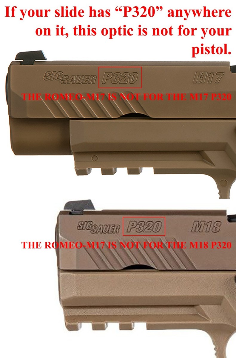 シグ SIG SAUER ROMEO-M17 24MM SORM1700 実物 シグ SIG SAUER ROMEO