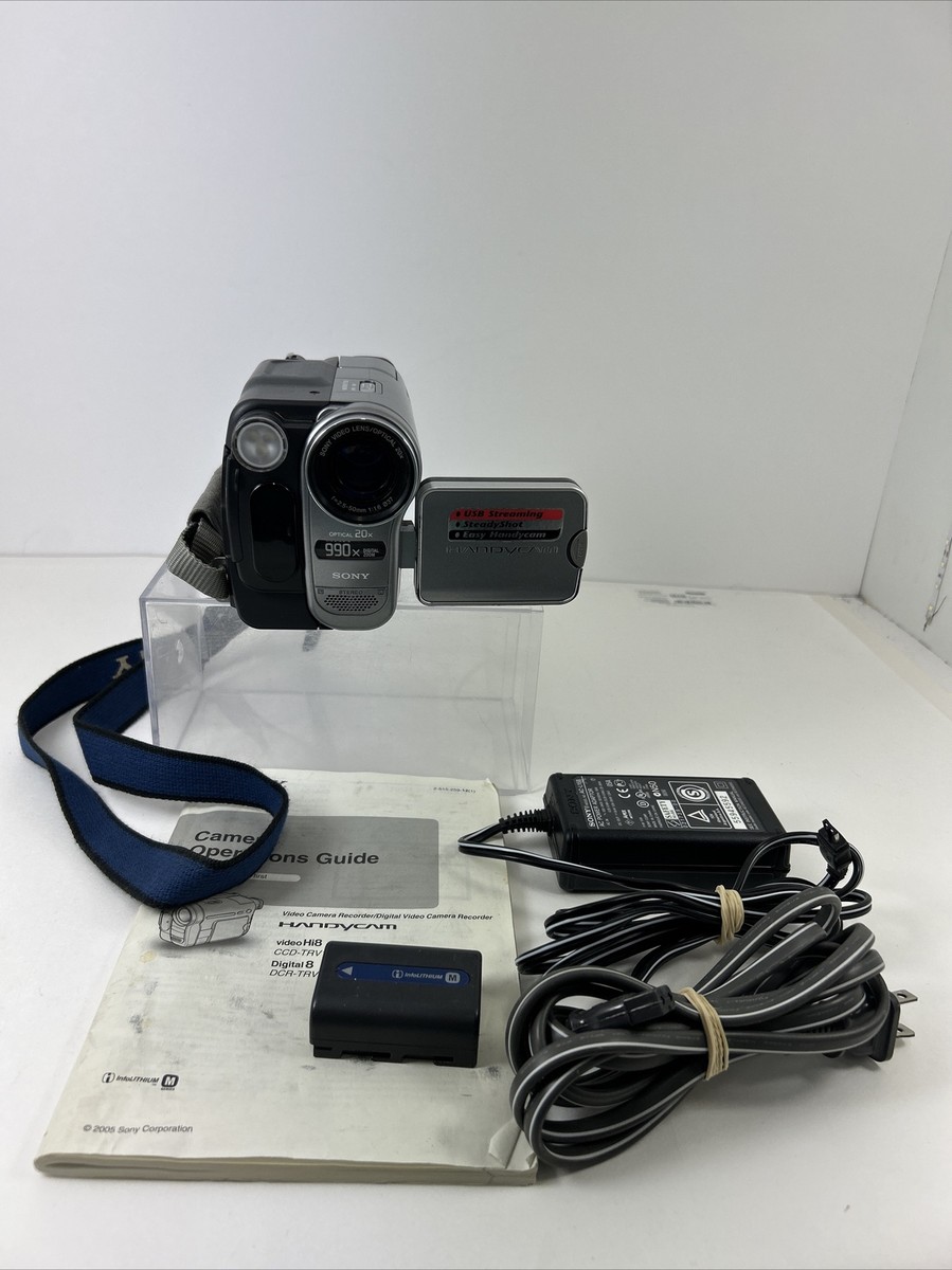 Sony DCR-TRV280 Digital8 Hi-8 Handycam w/ 20x Optical Zoom, 990x