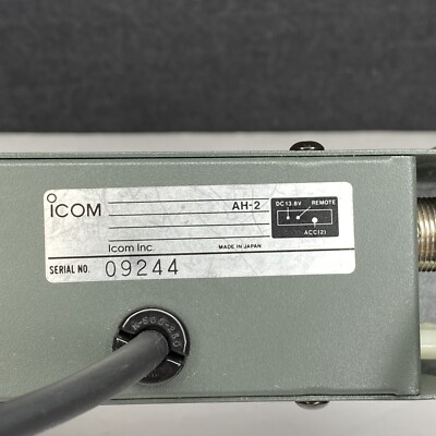 Icom AH-2 Control for Antenna Tuner Radio - TESTED | eBay