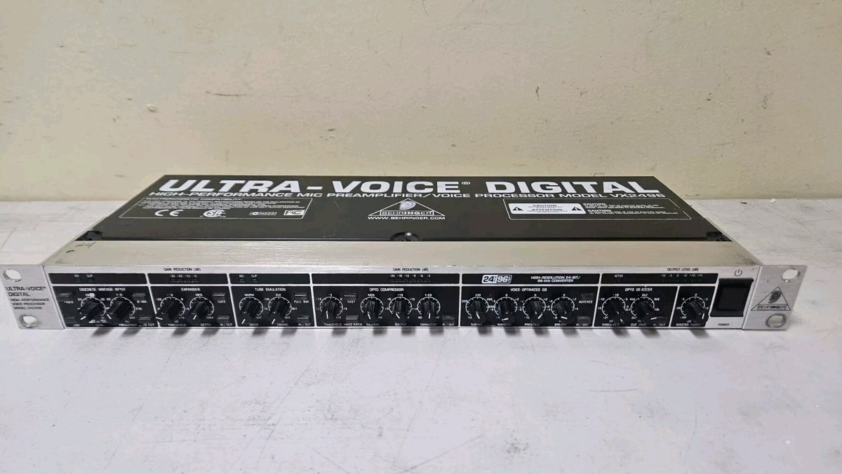 BEHRINGER VX2496 ULTRA VOICE DIGITAL PROCESSOR 24 BIT PARTS OR
