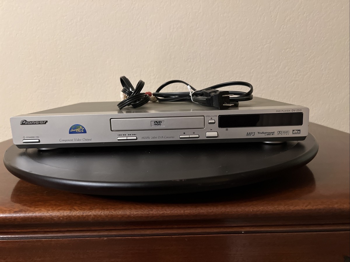 Pioneer DV-250 DVD Player Serial #BHCP025513US MFD August 2022 NO