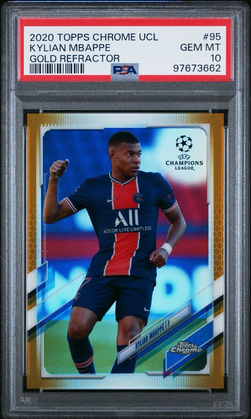 KYLIAN MBAPPE DAN LEYDON PSA10