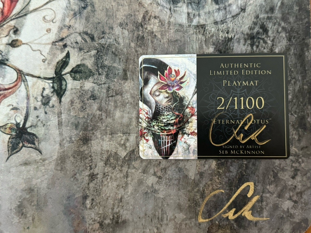 誘惑蒔き/Sower of Temptation サイン入りプレイマット Seb seb サイン