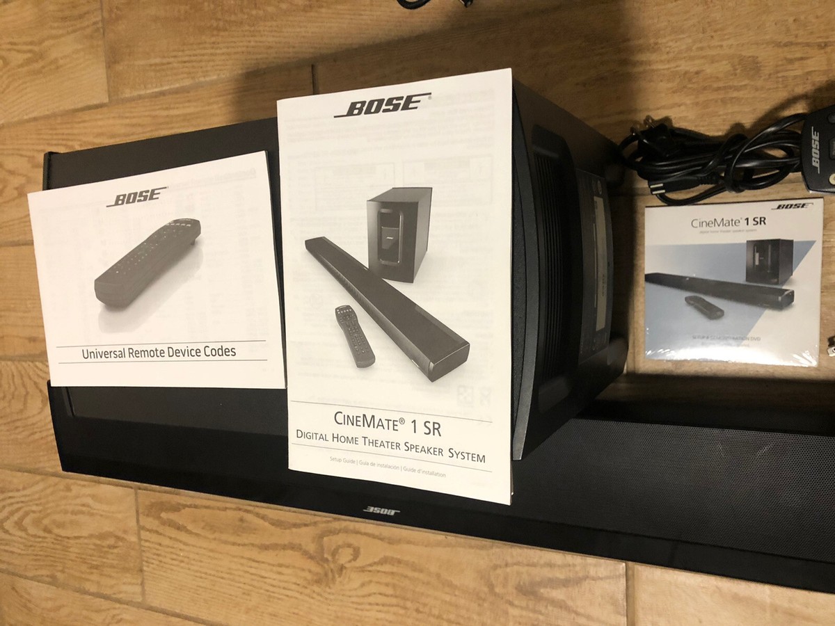 値下げBose CINEMATE 1SR サウンドバー 付属品多数 Bose CINEMATE 1SR