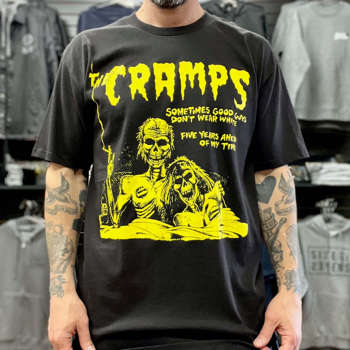 The Cramps band 90s basic black classic style Men Women T shirt