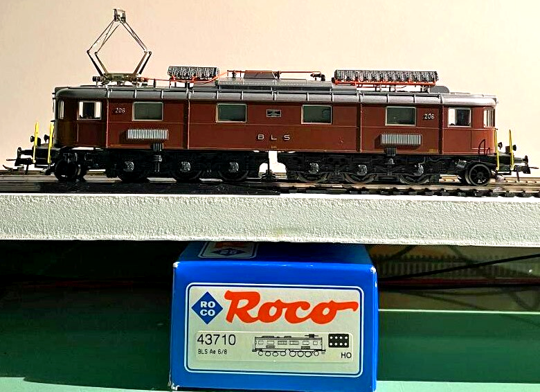 HO ROCO 43710 BLS SWISS AE 6/8 206 ELECTRIC LOCOMOTIVE | eBay