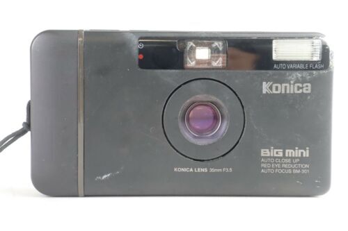 Konica BIG MINI BM-301 Black Compact Camera Film Camera Used | eBay