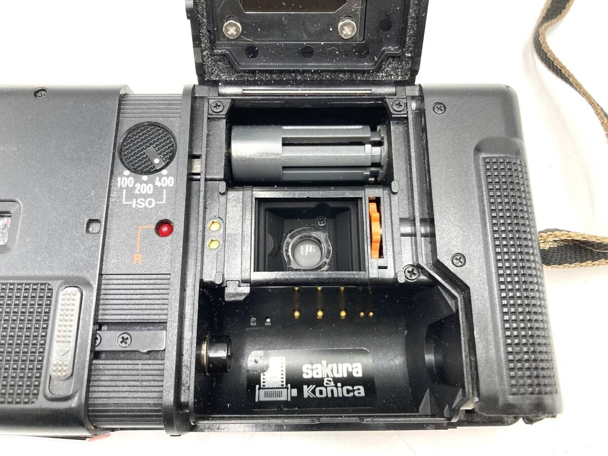 Konica Recorder Red Half Frame 35mm Point & Shoot Film Camera