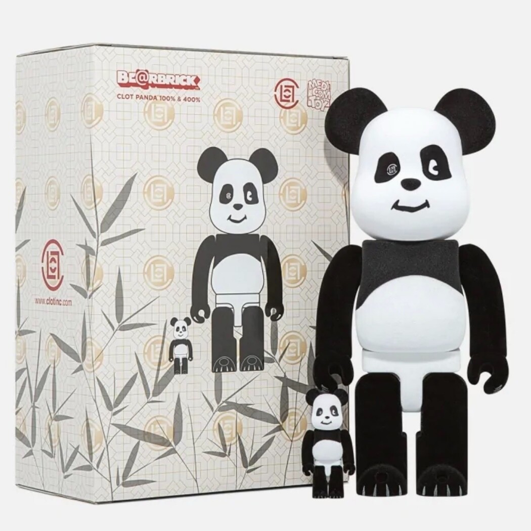 ベアブリック☆パンダ☆milk☆400% 【公式通販】