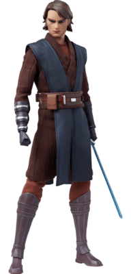 STAR WARS The Clone Wars Animated Anakin Skywalker Sixth Scale