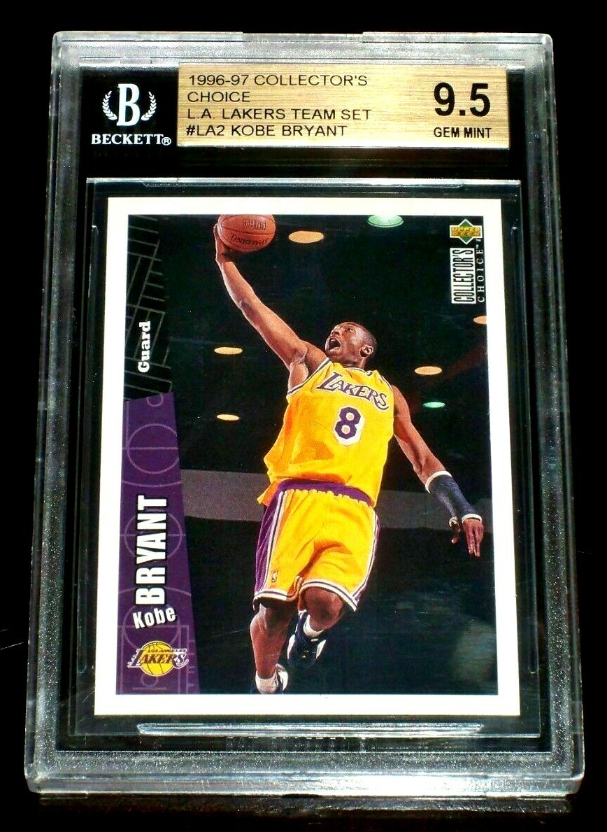 Kobe Bryant RC 1996-97 UD Collector's Choice Rookie#LA2 GEM BGS9.5