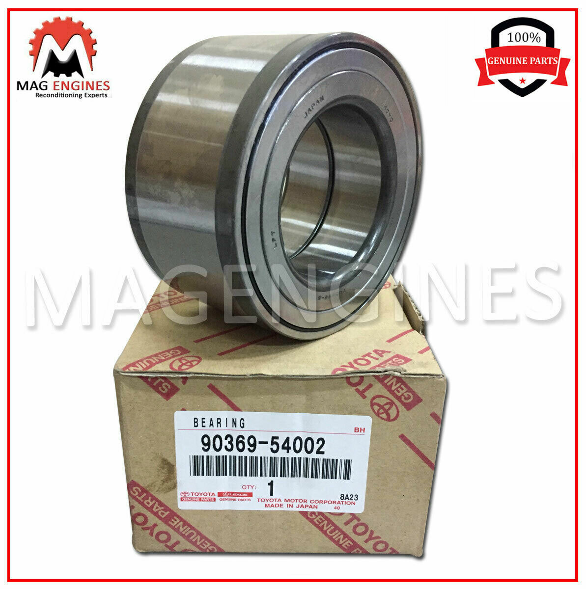 90369-54002 GENUINE OEM BEARING (FOR FRONT AXLE HUB INNER), RH/LH