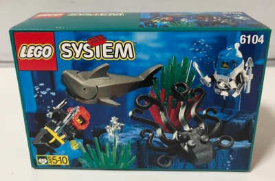 LEGO AQUAZONE: 6104 Aquacessories FACTORY SEALED Economy Free