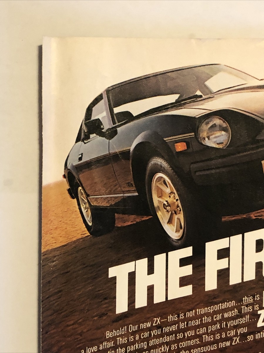 1979 Datsun 280-ZX VTG 1970s PRINT AD The First ZX - Legendary Z