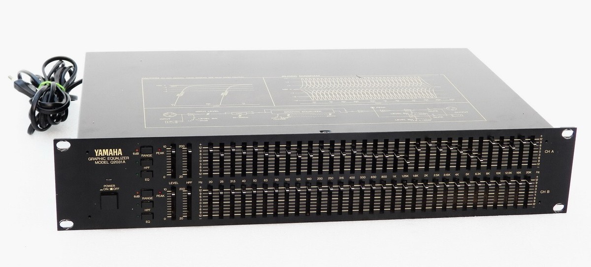 YAMAHA MODEL Q2031A PROFESSIONAL AUDIO MUSIC STEREO GRAPHIC