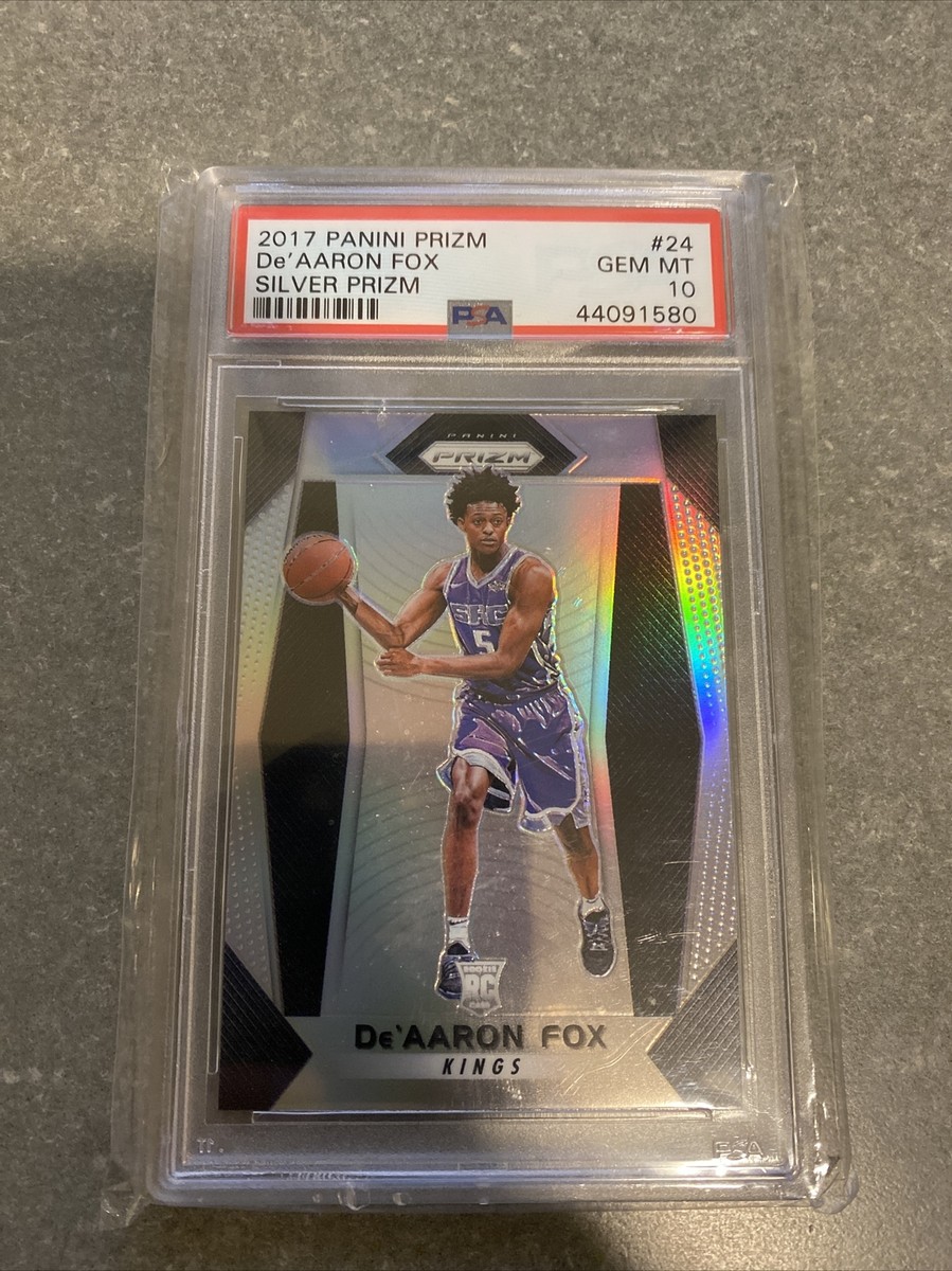2017-18 Panini Prizm - De'Aaron Fox #24 Silver Prizm (RC) for sale