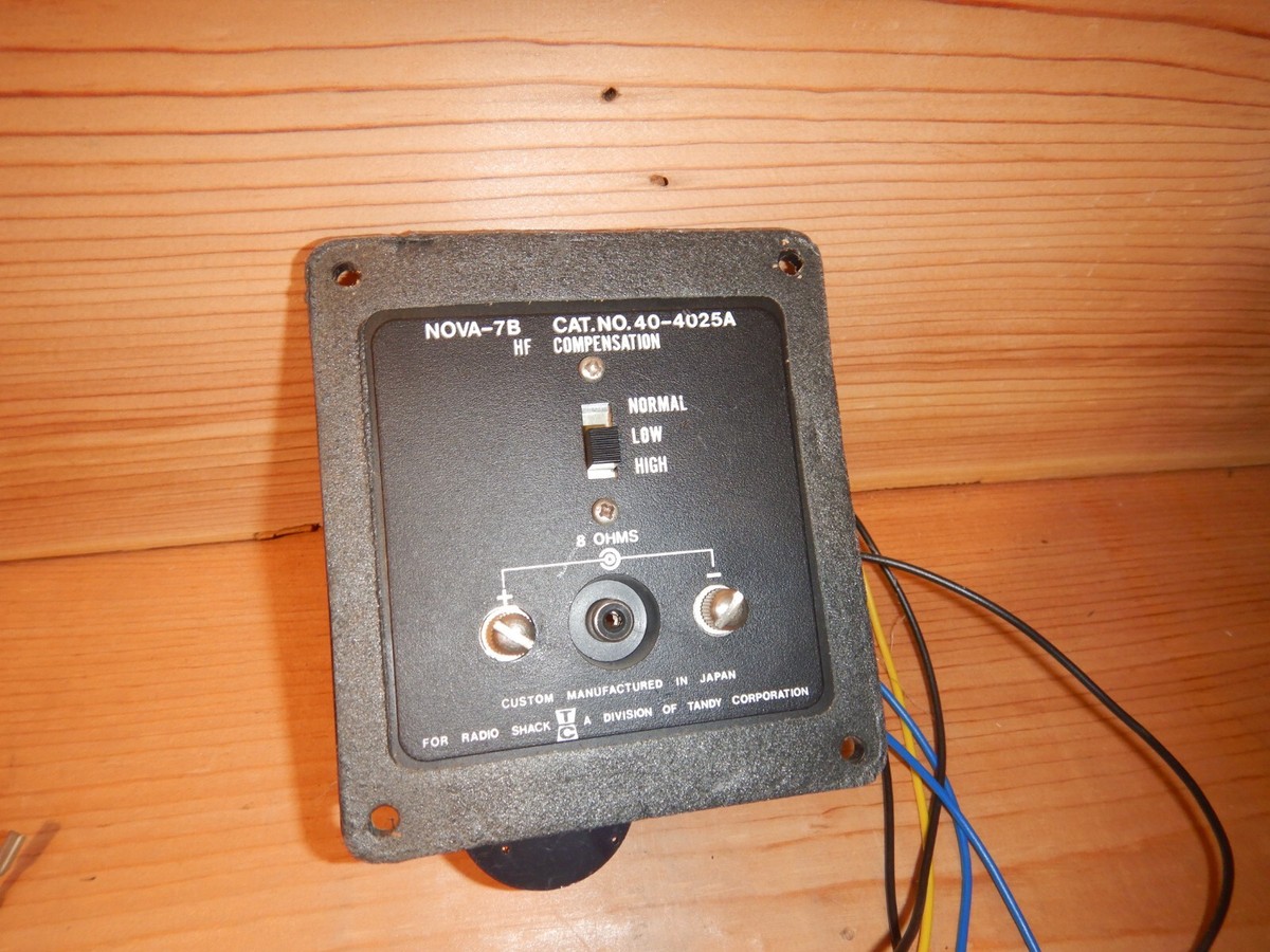 Vintage Realistic Nova-7B Speaker Crossover Cat. No. 40-4025A