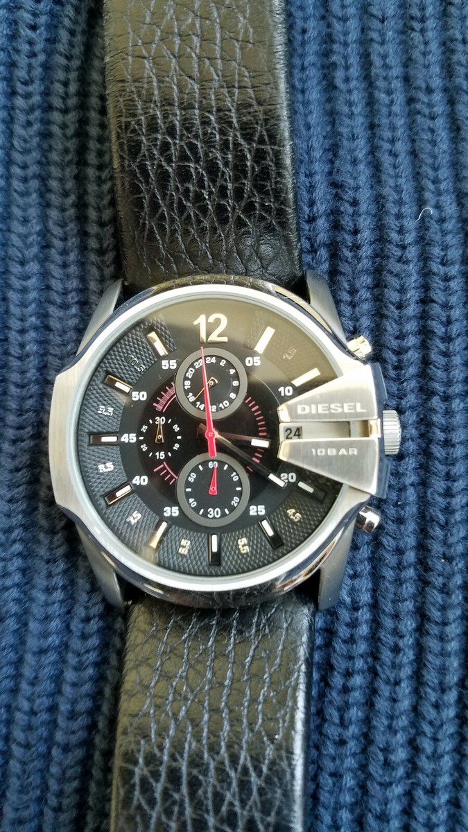 Diesel Chronograph Black Dial Men's Watch - DZ4182 | eBay