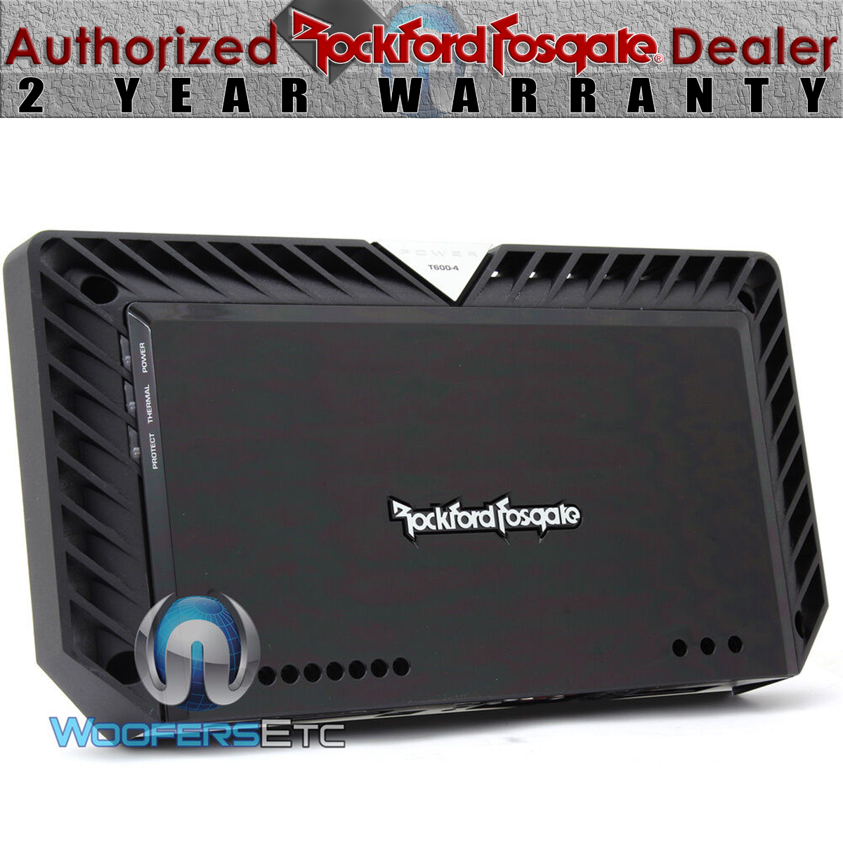 ROCKFORD FOSGATE POWER T600-4 4 CH AMP SPEAKERS COMPONENT TWEETERS