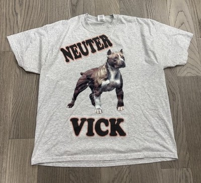 Vintage 2007 Big Dogs Michael Vick Dog Tee Shirt Funny Parody T