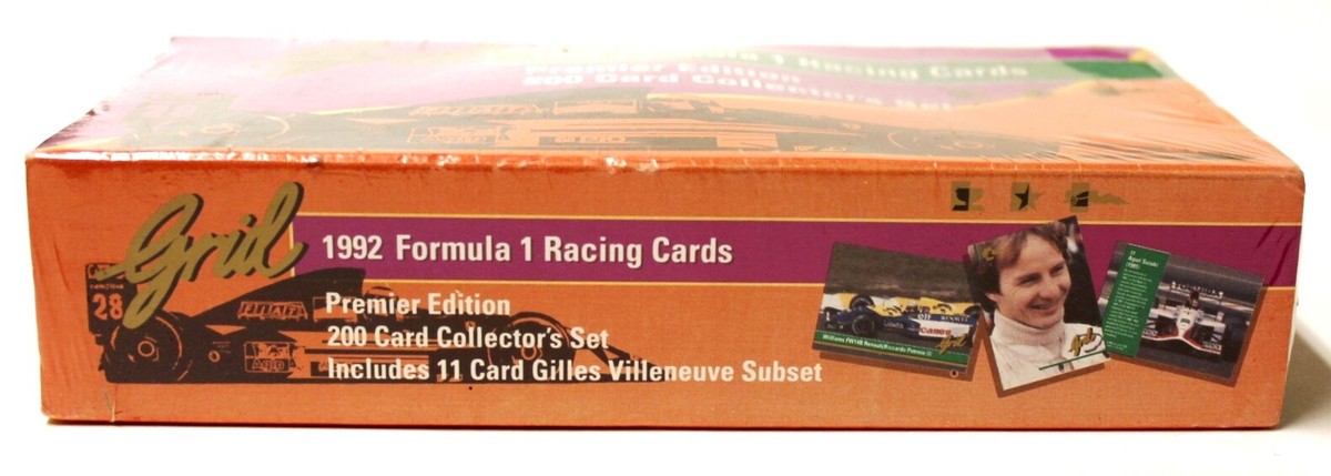 Grid 1992 Formula 1 Racing Cards Premier Edition 200 Card