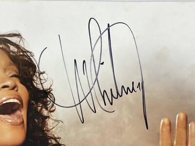 Whitney Houston Rare Hand Signed Last Tour 2010 Book Program JSA