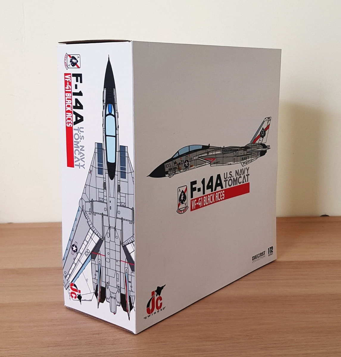 F-14A Tomcat USN VF-41 Black Aces, AJ100, USS Nimitz, JC Wings JCW