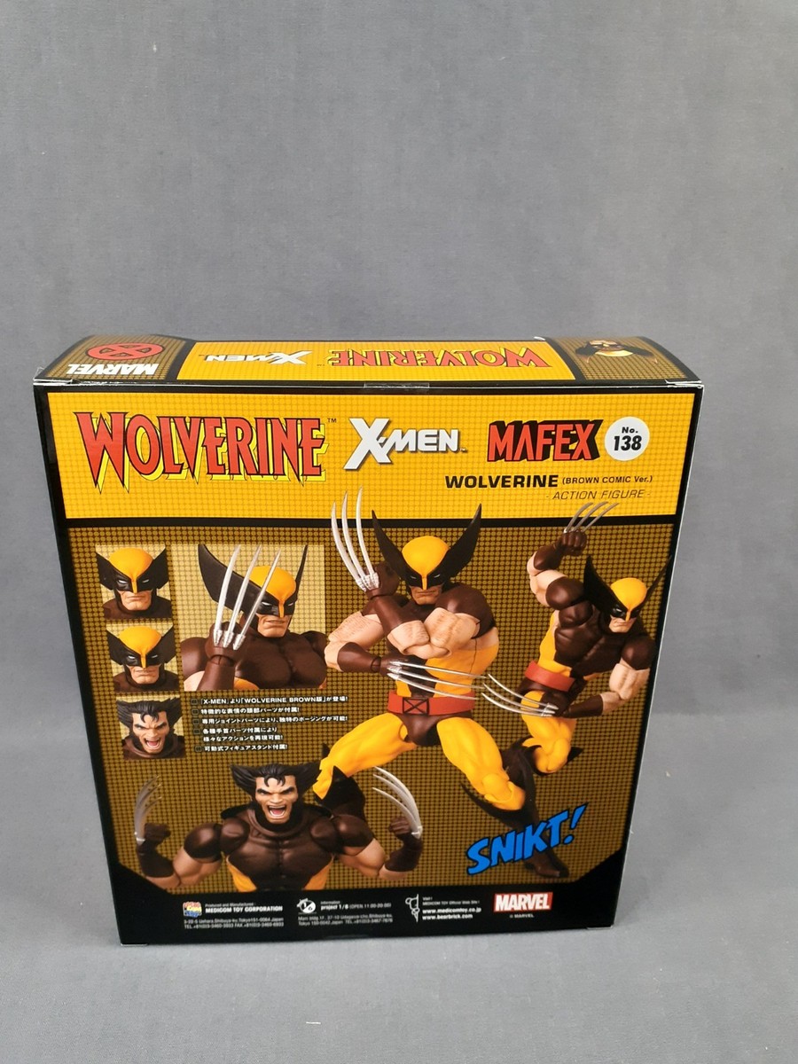 Medicom Toy MAFEX Wolverine Brown Comic Ver. 5.7 in. Figure