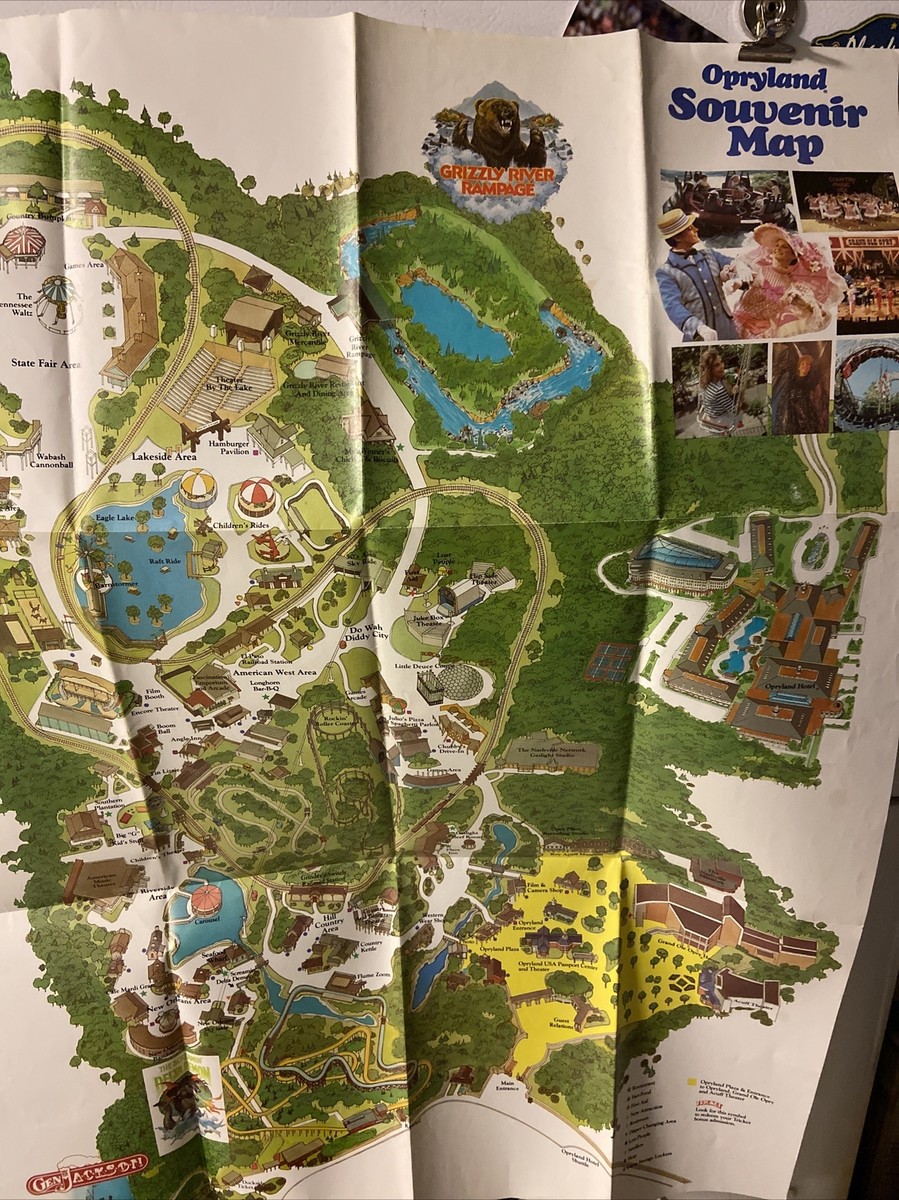 コレクション Opryland Souvenir Map 20th Anniversary Opryland