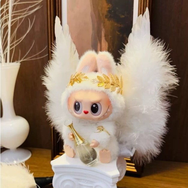 No Dolls) Compatible White Set For LABUBU Coca Cola Angel's Wings